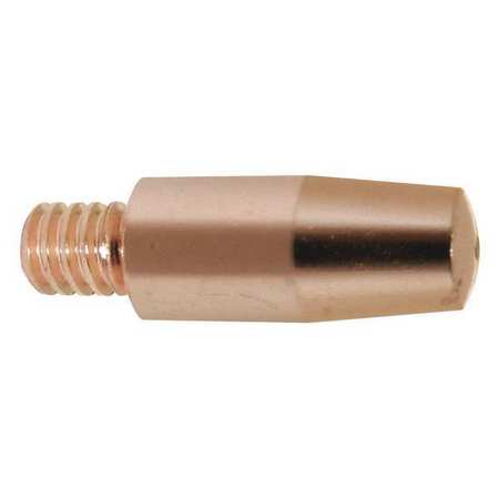 Lincoln Electric Contact Tip, 0.035", Copper, PK10 KP2744-035
