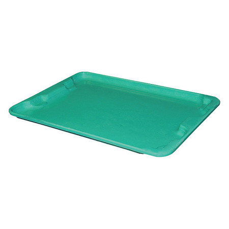 TOTELINE Lid, 20 in W/Dia, Green, Fiberglass Reinforced Composite 7807185170