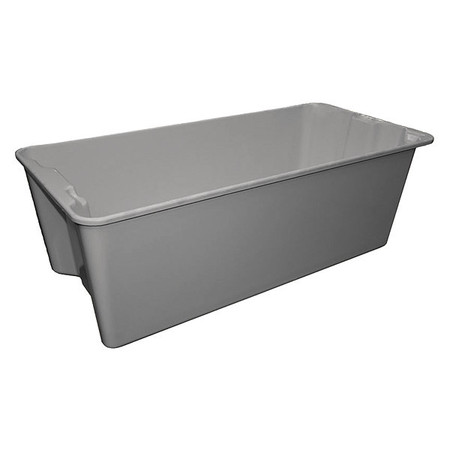 Toteline Stack & Nest Container, Gray, Fiberglass Reinforced Composite, 42 1/2 in L, 20 in W, 14 1/4 in H 780008W5172