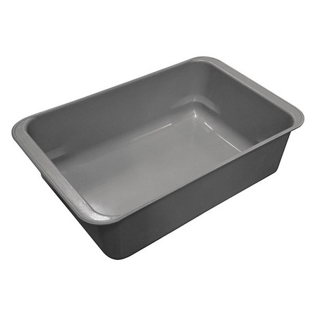 Toteline Nesting Container, Gray, Fiberglass Reinforced Composite, 17 in L, 11 in W, 5 in H 9020085136