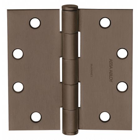 MCKINNEY 3 1/2 in W x Satin Bronze Oxidized Five Knuckle Hinge 55333E