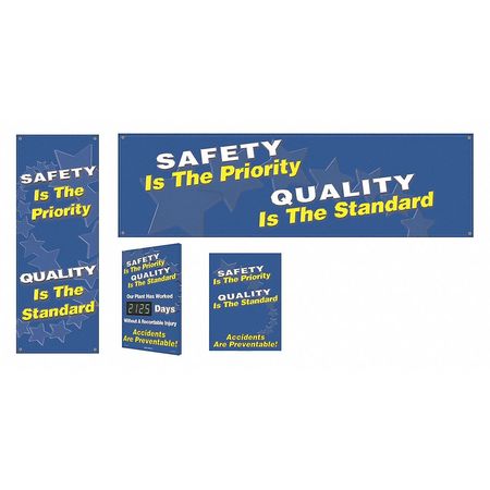 CONDOR Safety Meeting Kit, 24" W, 36" H 487C87