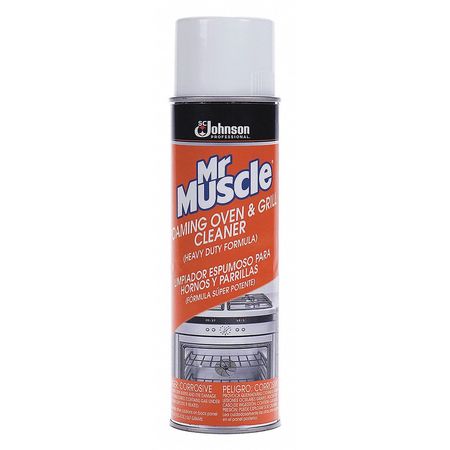 Mr. Muscle Oven and Grill Cleaner, 20 oz Aerosol Spray Can, Ready to Use, 6 PK 682556