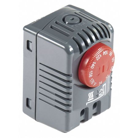 WIEGMANN Thermostat, 2-23/64" H, 1-35/64" W, Gray TANC14176F