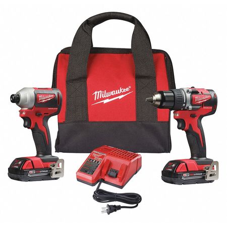 Milwaukee Tool M18 Compact Brushless 2-Tool Combo Kit 2892-22CT