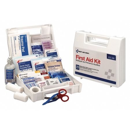 ZORO SELECT First Aid Kit, Plastic, 25 Person 223-AN