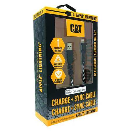Cat USB Cable, 2.0 Specification, 10 ft. L, Blk CAT-USB-ACL