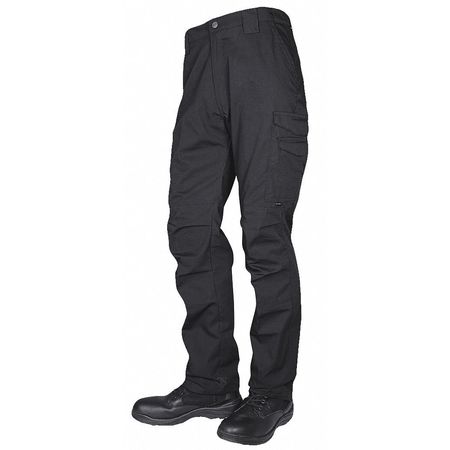 TRU-SPEC Tactical Pants, 30" Size, Black, 10 Pockets 1462