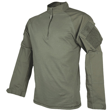TRU-SPEC Combat Shirt, XS Size, Ranger Green 2514