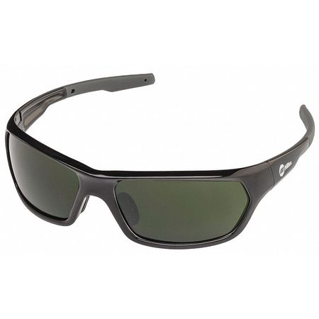 MILLER ELECTRIC Polarized Safety Glasses, Green Polycarbonate Lens, Anti-Fog 272205