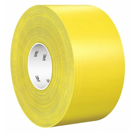 3M 4" Solid Yellow Floor Marking Tape 971