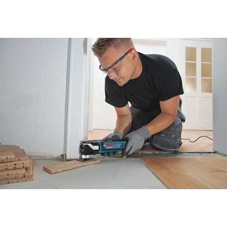 Bosch Oscillating Tool Kit, 120 V AC, Corded, 3  Degrees Oscillation Angle, Starlock Plus Series GOP40-30C