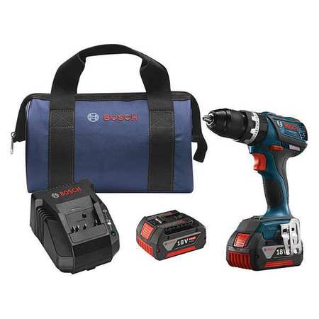 Bosch 18.0 V Hammer Drill, Battery Included, 1/2 in Chuck HDS183-01