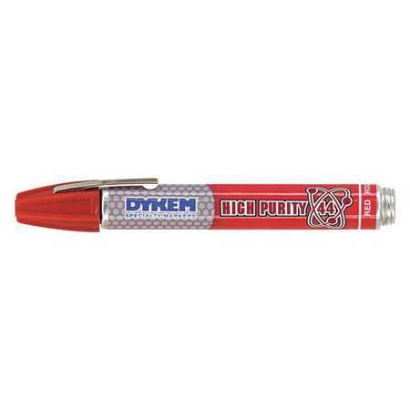 Dykem Industrial Marker, Medium Tip, Red Color Family, Ink 44301