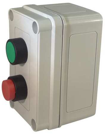 HOFFMAN Push Button Control Station, 1NO/1NC, 22mm VS-PBS18