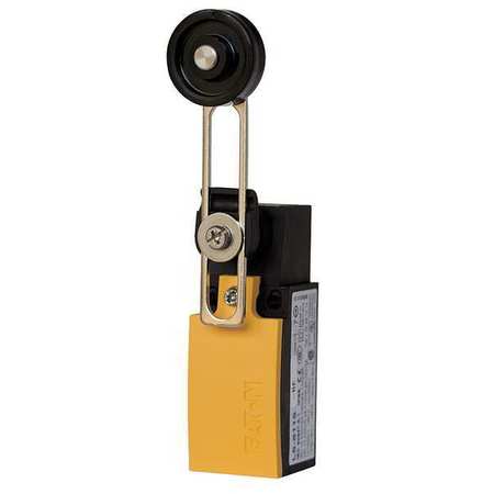 EATON Limit Switch, Roller Lever, Rotary, 1NC/1NO, 4A @ 400V AC, Actuator Location: Side LS-S11S-RLA30