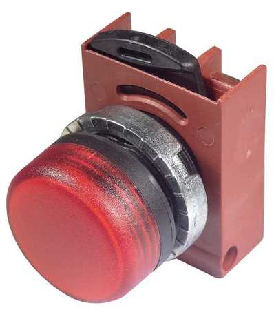 ABB Pilot Light Head, Red, Refracted LED P9M-LRR