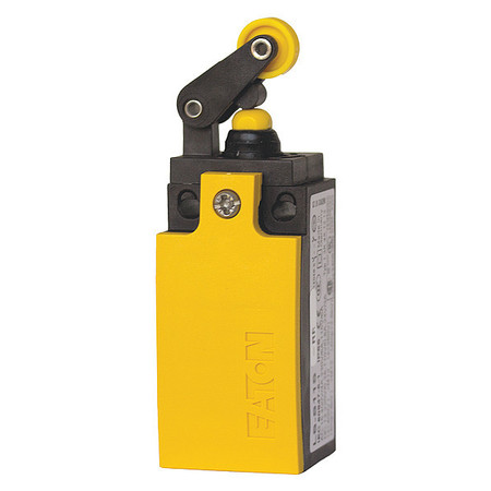EATON Limit Switch, Plunger, Roller Lever, 1NC/1NO, 4A @ 400V AC, Actuator Location: Top LS-S11S-L