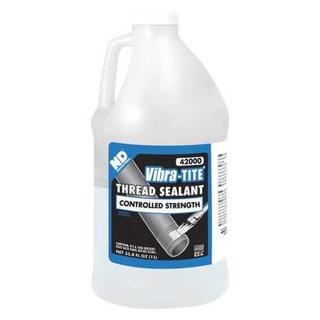 VIBRA-TITE Thread Sealant Bottle, White, Liquid 42000