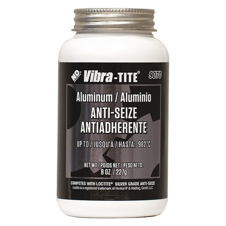 VIBRA-TITE Anti Seize Compound, Jar, 8 oz., Silver 90708