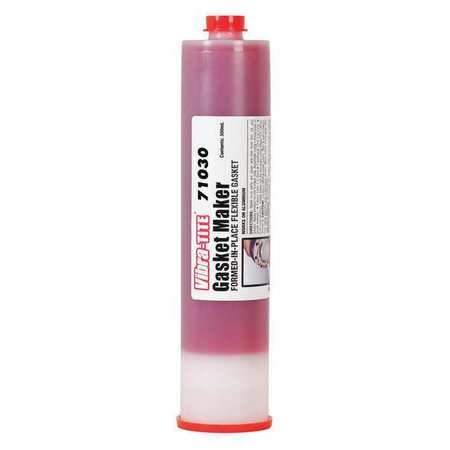 VIBRA-TITE Anaerobic Gasket Sealant, 250 mL, 300 mL, 50 mL, Pink, Temp Range 300 °F 71030