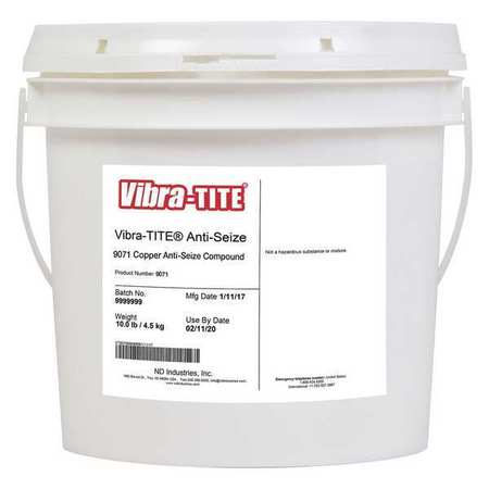 VIBRA-TITE Anti Seize Compound, Bucket, 1 gal., Copper 90710