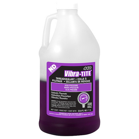 Vibra-Tite Pipe Thread Sealant Bottle, 440, Purple, Liquid 44000