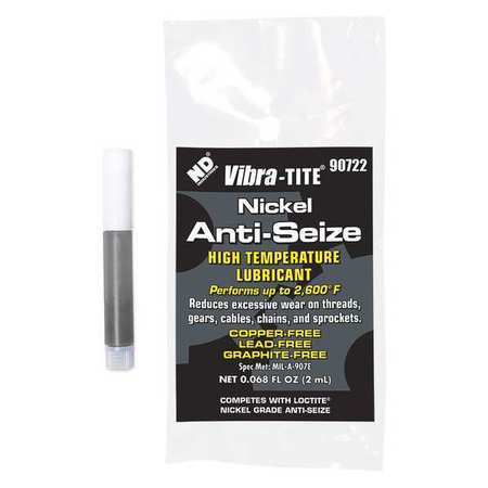 VIBRA-TITE Anti Seize Compound, Bullet Tube, 2mL 90722
