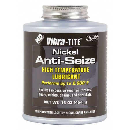 VIBRA-TITE Anti Seize Compound, Jar, 16 oz., Silver 90726