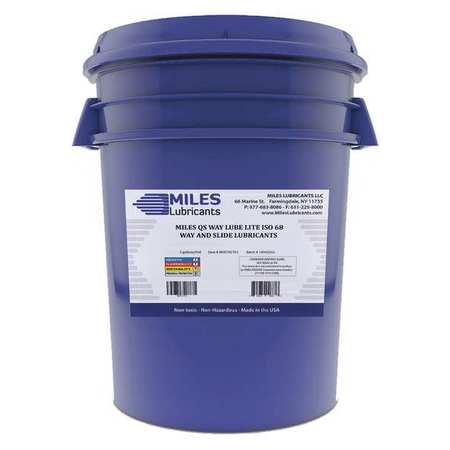 Miles Lubricants Way Oil, Pail, 5 gal.Viscosity 68 M00701703