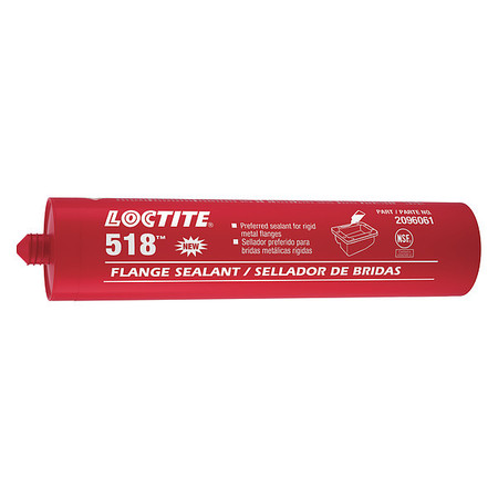 Loctite Anaerobic Gasket Sealant, 300 mL, Red, Temp Range -65 to 300 Degrees F 2096061