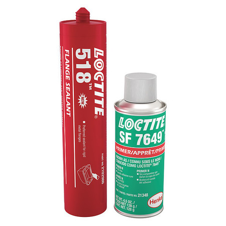LOCTITE Anaerobic Gasket Sealant, 300 mL, Red, Temp Range -65 to 300 Degrees F 2102986