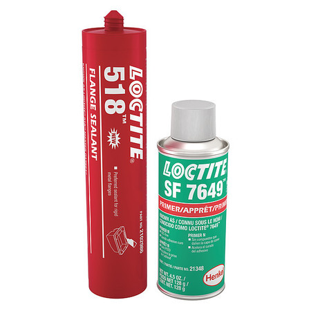 Loctite Anaerobic Gasket Sealant, 300 mL, Red, Temp Range -65 to 300 Degrees F 2102986