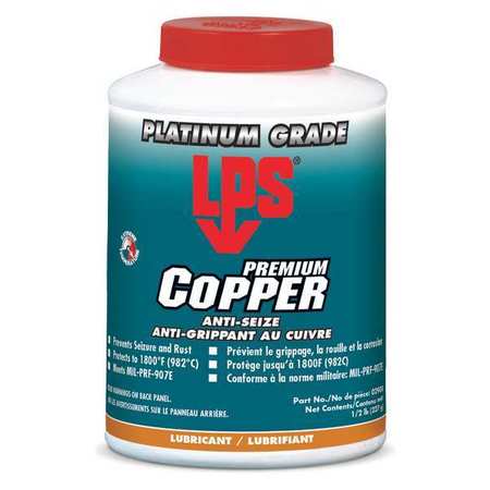 LPS Copper Anti-Seize, Jar, 8 oz. Net Weight 02908