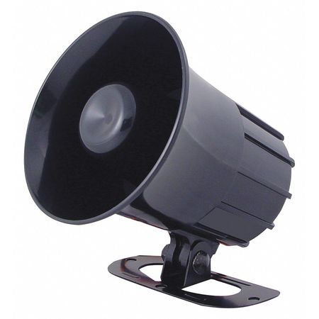 Speco Technologies Weatherproof Alarm Siren, 4"H, Black SA4P