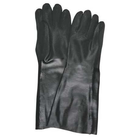 Mcr Safety 18" Chemical Resistant Gloves, PVC, L, 12PK 6528S