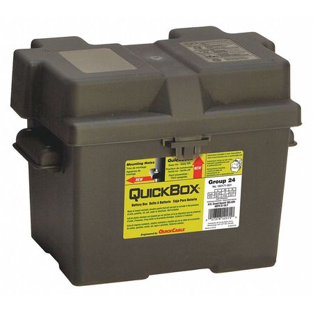 Quickcable Battery Box, Black, 13-1/2" L x 9-1/4" W 120171-360-001