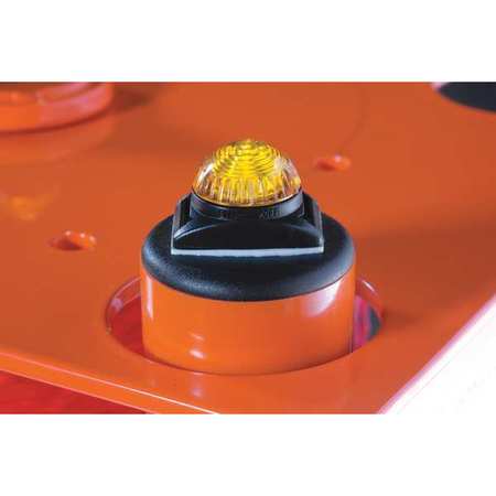 Ideal Warehouse Innovations Barrier System LED Lights, Plastic, Amber 70-6036