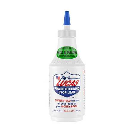 Lucas Oil Power Steering Fluid Sealer, Red, 12 Oz 10008