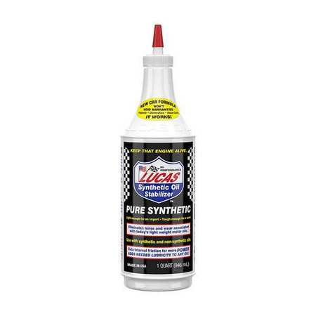 LUCAS OIL Synthetic Oil Booster, Clear, 1 qt. 10130
