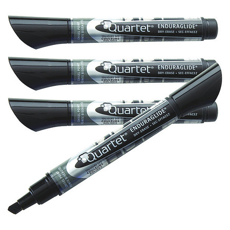 Quartet Dry Erase Marker, Fine Tip, Black, PK12 Low Odor 5001-13MA
