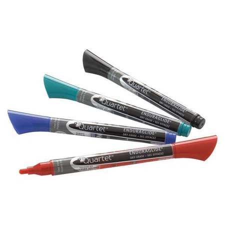 QUARTET Dry Erase Marker, Fine, Round, PK4 5001-10MA