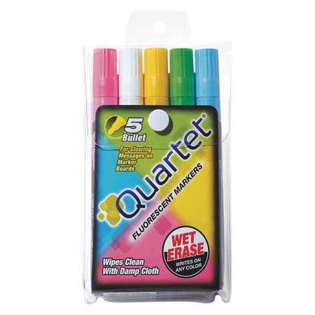 Quartet Dry Erase Marker Set, Glow-write, Bullet tip 5090A