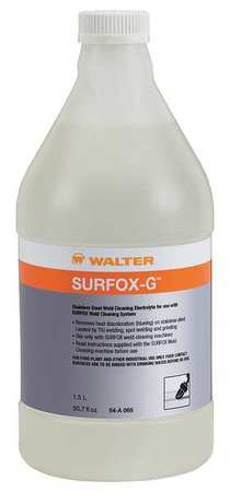 Walter Surface Technologies Weld Cleaning Electrolyte, 50.7 oz. 54A065