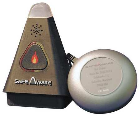 SAFE AWAKE Smoke Alarm, Ionization, Photoelectric Sensor, Beep Audible Alert, 120V SART 9V 1.0