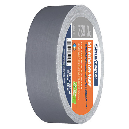 Shurtape Duct Tape, 55m L, 12.5 mil, Silver PC 622