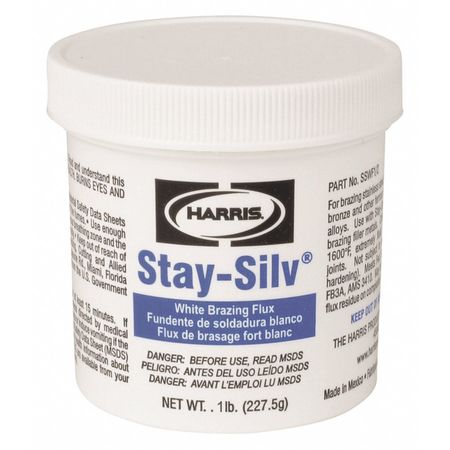 HARRIS Soldering Flux, Paste, 1 lb., Plastic Jar SSWF1