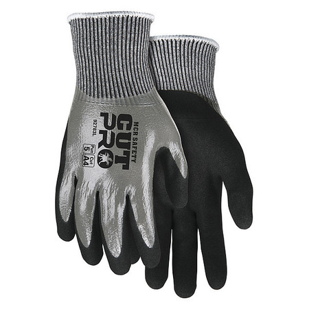 MCR SAFETY Cut Resistant Coated Gloves, A4 Cut Level, Foam Nitrile, 2XL, 1 PR 92783XXL