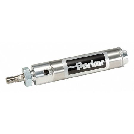 PARKER Air Cylinder, 1 3/4 in Bore, 2 in Stroke, Round Body Double Acting 1.75DSR02.00