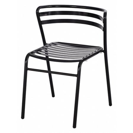 SAFCO Stacking Chair, Black, 28-3/4" H, PK2 4360BL